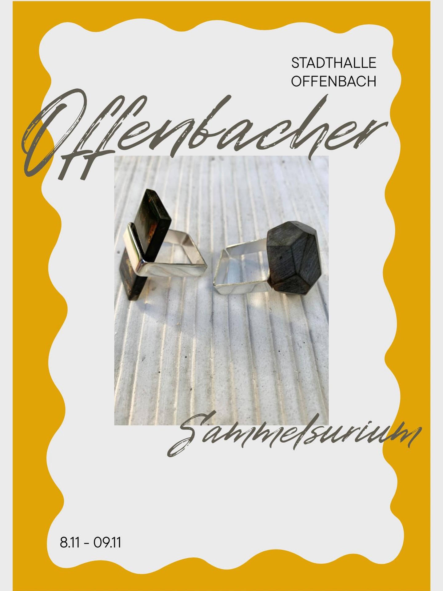 Wir sehen uns am Wochenende auf der Sammelsurium-Messe in Offenbach. Ich freue mich! @offenbachersammelsurium #offenbach #frankfurt #frankfurtcity #messe #kunsthandwerkermarkt