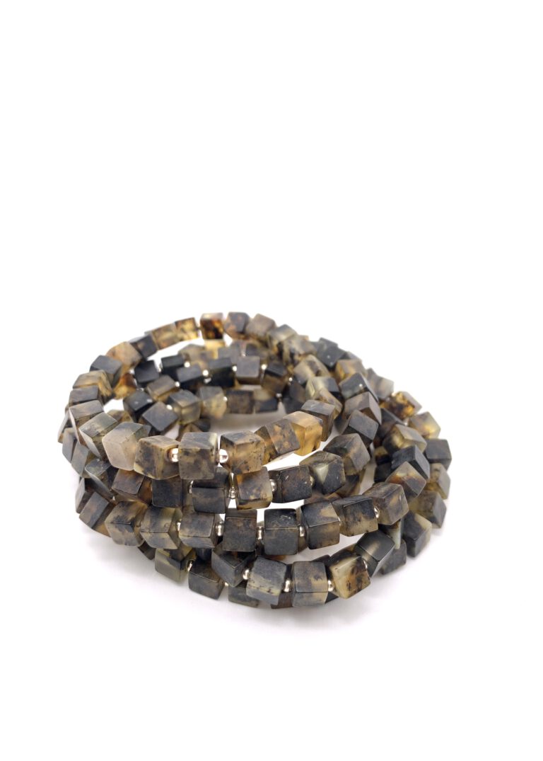 Schwarzer Bernstein Armband