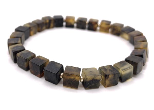 Schwarzer Bernstein Armband
