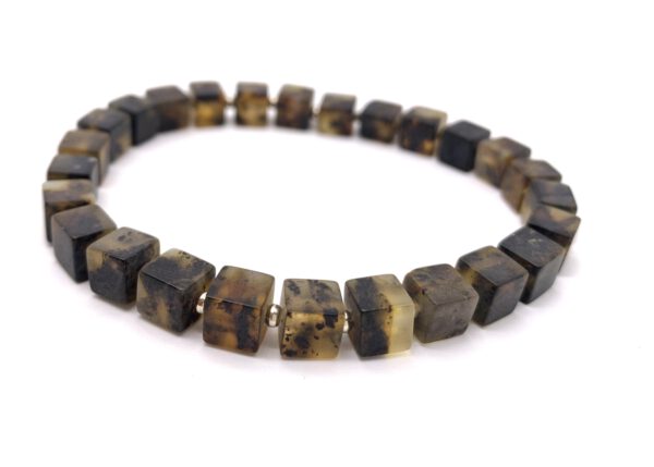 Schwarzer Bernstein Armband