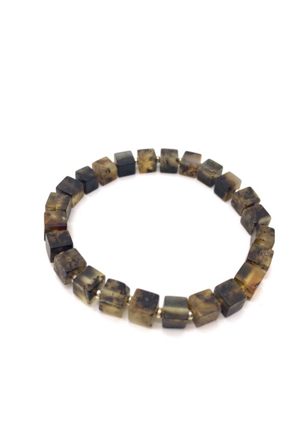 Schwarzer Bernstein Armband