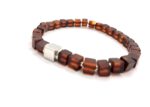 Bernstein Armband Würfel Cherry