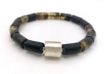 Schwarzer Bernstein Armband