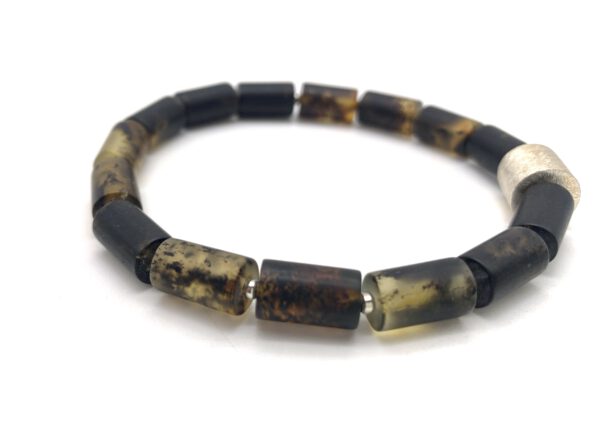 Schwarzer Bernstein Armband
