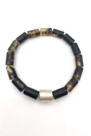 Schwarzer Bernstein Armband