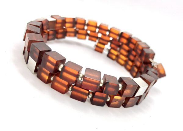 Würfelarmband Bernstein