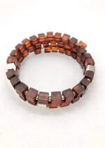 Bernstein Armband Spirale Cognac – Bild 3