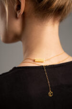 Bernstein Kette gold