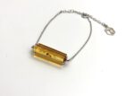 Bernstein Armband in Silber, Cognac – Bild 3