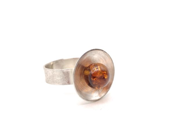 Bernstein Ring Silber