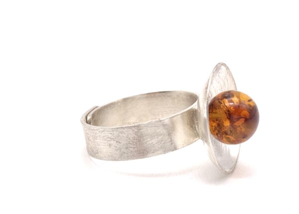 Bernstein Ring Silber