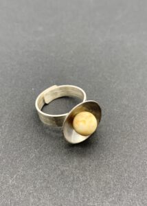 Bernstein Ring Silber