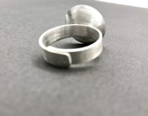 Bernstein Ring Silber