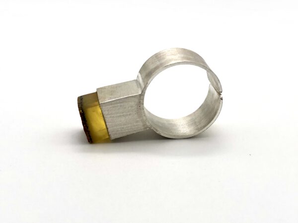 Bernstein Ring Silber