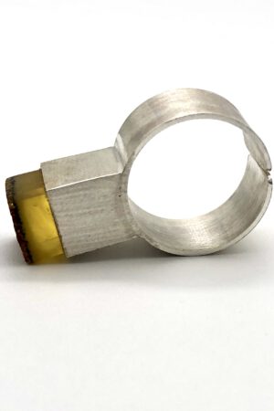 Bernstein Ring Silber