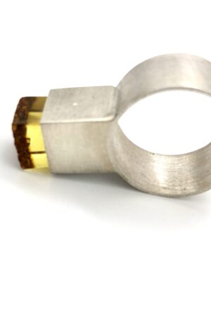 Bernstein Ring Silber