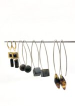 Ohrringe Bernstein Black Tropfen – Bild 5