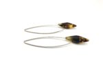 Ohrringe Bernstein Black Tropfen – Bild 3