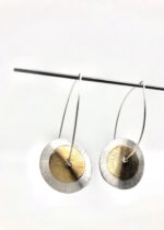 Silber Ohrringe gold – Bild 2