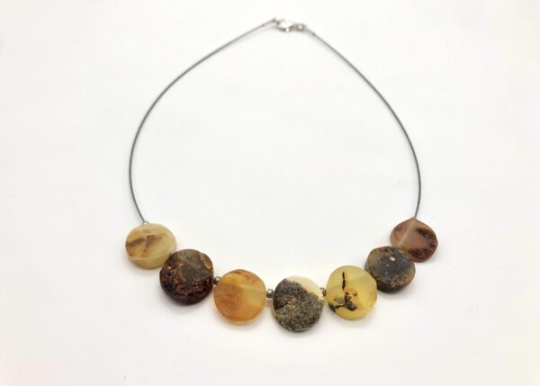 Naturbernstein Kette 7 Scheiben – Bild 2