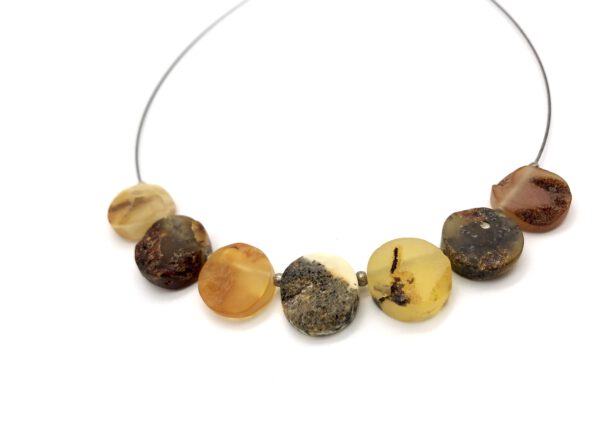 Naturbernstein Kette 7 Scheiben – Bild 3