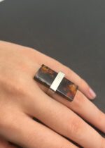 schwarzer Bernstein Ring