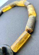 Rohbernstein Kette Baltische Statement – Bild 2
