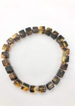 Bernstein Würfel Armband poliert – Bild 4