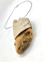 Bernsteinkette mit Treibholz – Bild 5