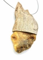 Bernsteinkette mit Treibholz – Bild 6