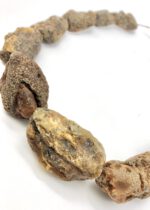 Naturbernstein Kette mit Gold – Bild 9
