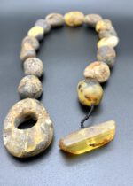 Naturbernsteinkette Baltisches Statement – Bild 2