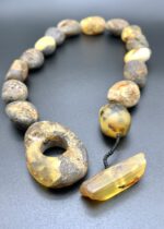 Naturbernsteinkette Baltisches Statement – Bild 3