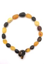 Naturbernsteinkette Baltisches Statement – Bild 5