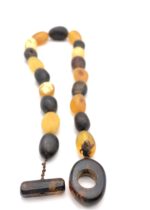 Naturbernsteinkette Baltisches Statement – Bild 6