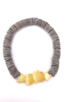 Bernstein Armband Muschel – Bild 5