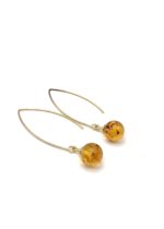 Bernstein Ohrringe gold