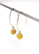 Bernstein Ohrringe gold