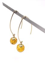 Bernstein Ohrringe gold