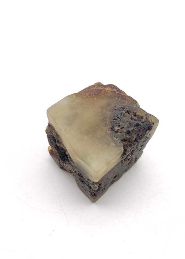 Bernstein Anhänger Natur Cube – Bild 1