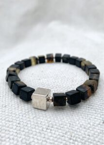 Bernstein Armband mit Silber