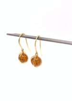 Bernstein Ohrringe gold