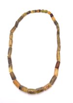 Bernsteinkette, Bernstein unbehandelt