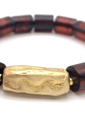 Bernstein Armband Gold
