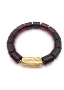 Bernstein Armband Gold