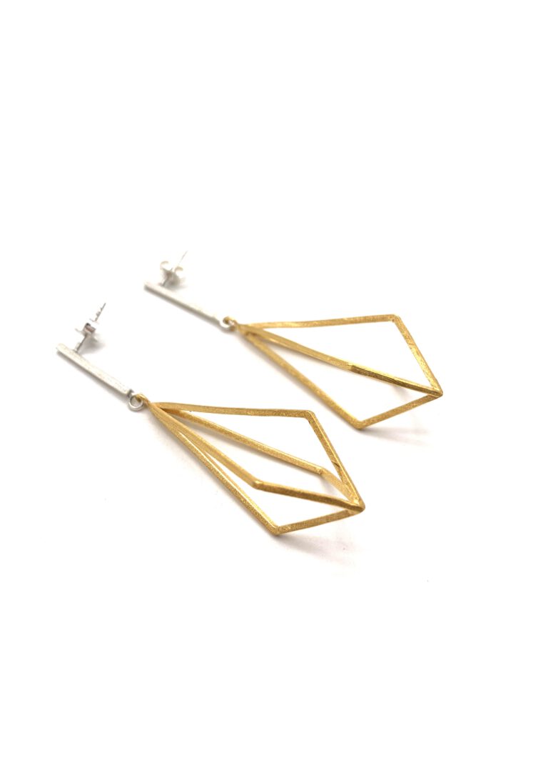 Silber Ohrringe hängend