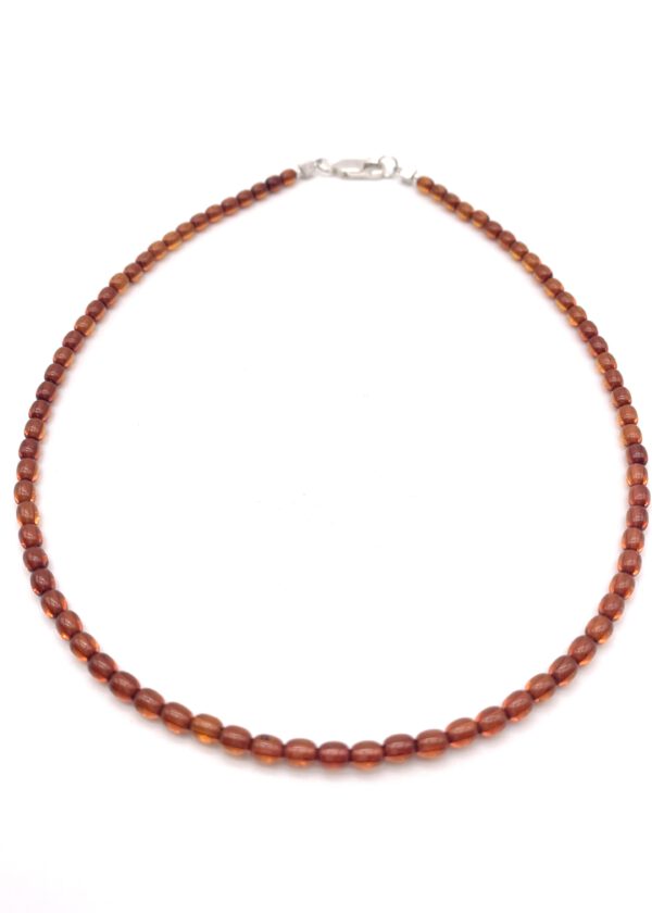Bernsteinkette Cognac