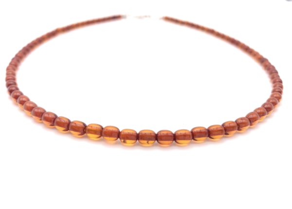 Bernsteinkette Cognac