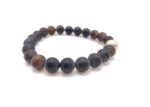 Bernstein Armband mit Silber – Bild 4