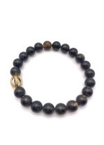 Bernstein Armband mit Gold – Bild 3